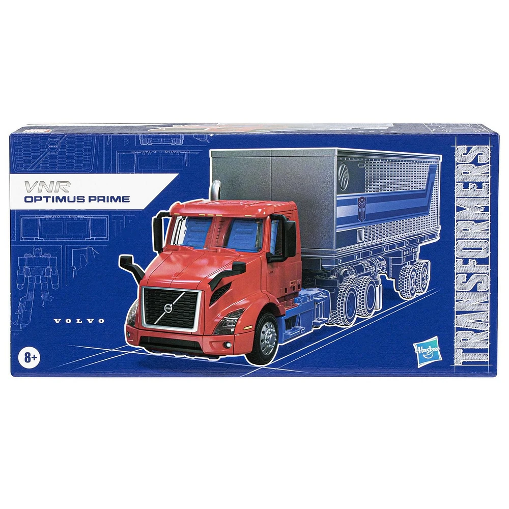 Transformers Generations, figurine de collection Volvo VNR 300 Optimus Prime de 17,5 cm