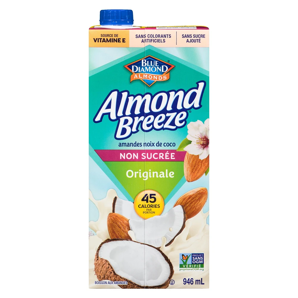 Blue Diamond Almond Breeze Unsweetened Coconut