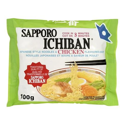 Sapporo Ichiban Japanese Style Noodles and Chicken Soup, Sapporo Flat Chicken