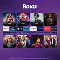 Roku Express (New, 2023) HD Streaming Device with High-Speed HDMI Cable and Simple Remote (No TV Controls), Guided Setup and Fast Wi-Fi Le streaming HD