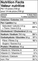 Pizza lève-au-four Great Value 4 fromages 632 g