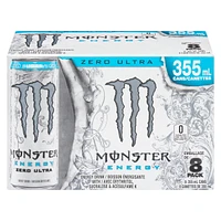 MONSTER ENERGY Ultra Zero, 355mL, 8 Pack, 355mL, 8 Pack <br>56¢/100mL