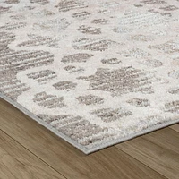 Tapis d'interieur abstrait Rug Branch Cadence, marron beige, moderne - Salon, chambre, salle a manger et cuisine<br>