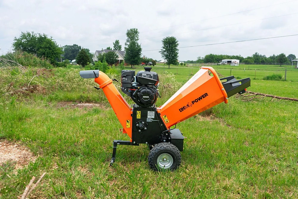 DK2 POWER 5-Inch 9.5 HP 277 cc Kinetic Drum Chipper