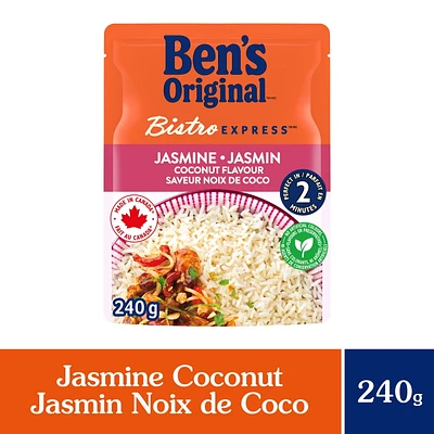BEN'S ORIGINAL BISTRO EXPRESS jasmine noix de coco, riz d'accompagnement, sachet de 240 g La perfection à tout coupMC