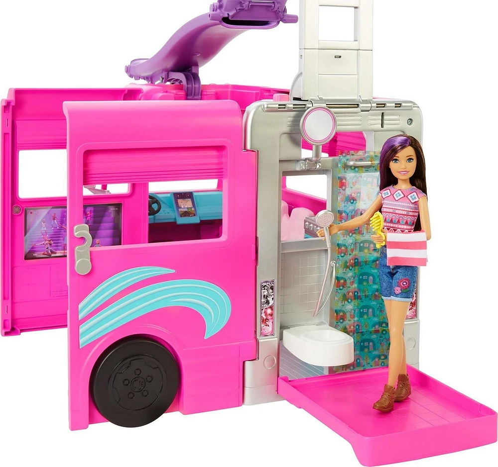 Barbie – Coffret de jeu – AUTOCARAVANE DE RÊVE Âges 3+