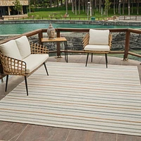 Tapis d'interieur exterieur abstrait Rug Branch Alfombra, beige creme, moderne - Salon, chambre, salle à manger et cuisine