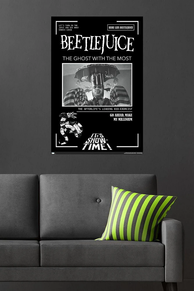 Beetlejuice - Show-Time Wall Poster, 22.375" x 34"