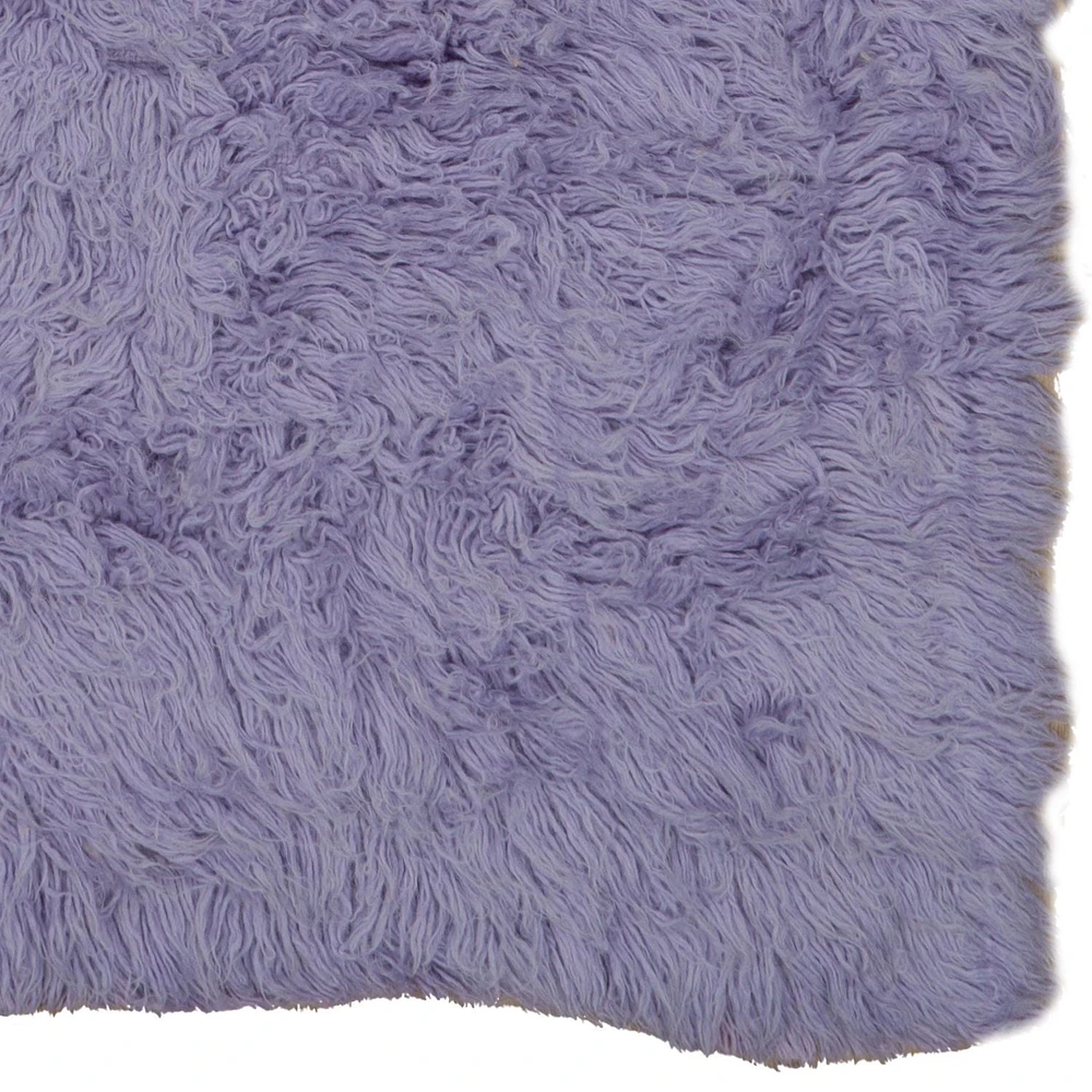 Tapis Nouveau Flokati 1400 gr de 5' x 8', Violet Pastel