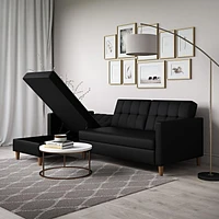 Hartford Storage Sectional Futon