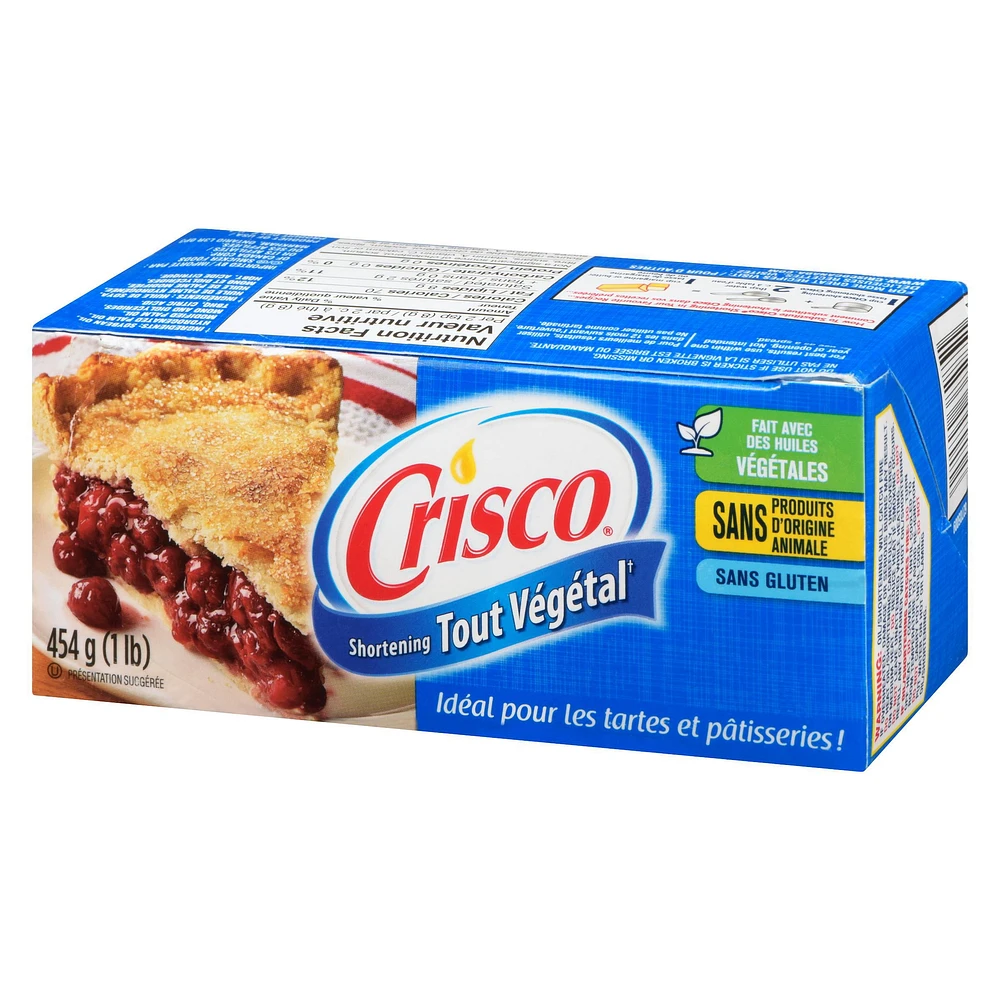 Crisco All-Vegetable Shortening 454g