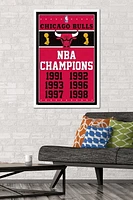 NBA Chicago Bulls - Champions 13 Wall Poster