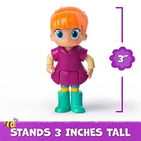 Vida la Véto, Coffret Diagnostic avec figurines articulées Vida et Kipp et stéthoscope amovible, jouets pour filles et garçons à partir de 3 ans
