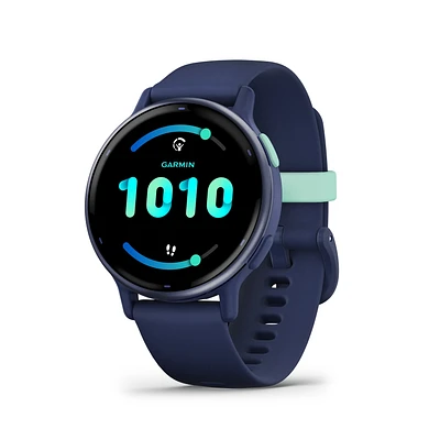 Montre intelligente GPS et tracker d'activité Garmin vívoactive® 5 - Bleu marine