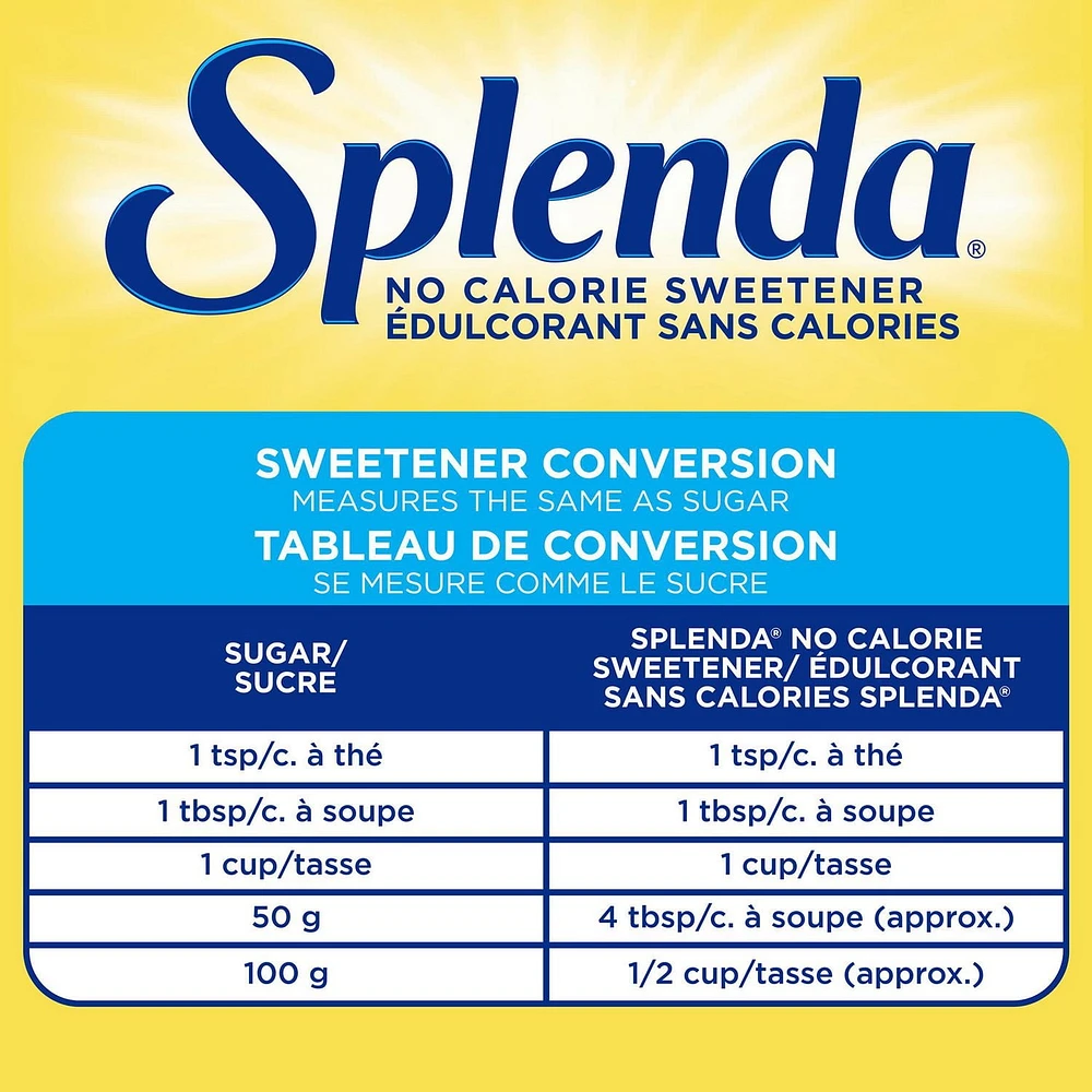 Splenda® No Calorie Sweetener Granulated, 275 g, sucralose