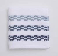 Ensemble de serviettes de luxe Chaps, paquet de 2, bleu marine, 16" x 24"