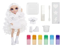 Rainbow High Watercolor & Create Fashion DIY Doll with Washable Watercolors + Tie-Dye Kit - Purple Eyes