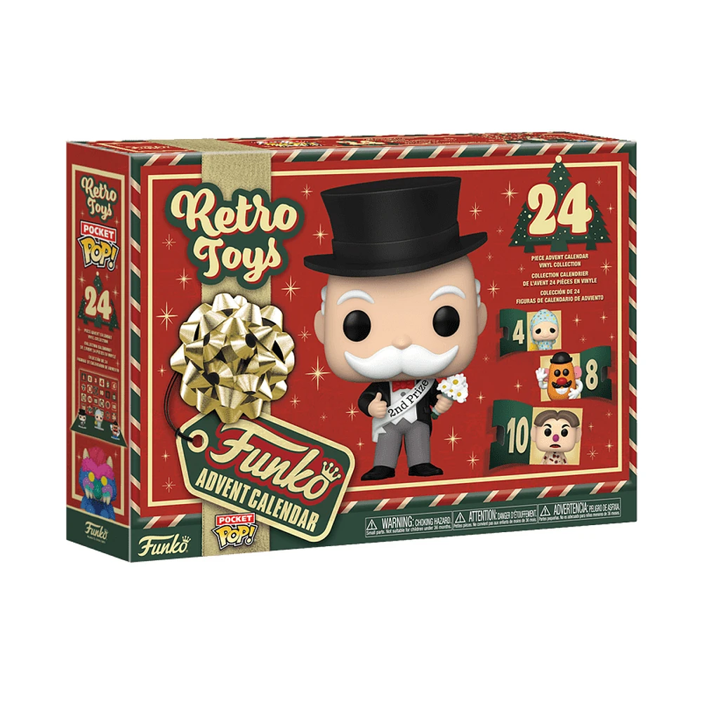 Funko Pocket Pop! Hasbro Retro Toys Calendrier De L'Avent De 24 Jours