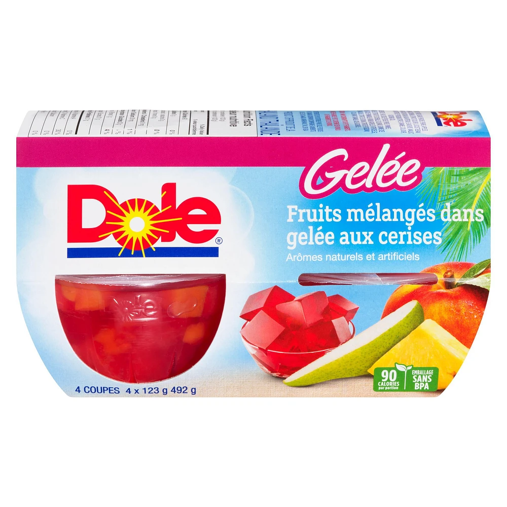 Dole Mixed Fruit in Cherry Gel, 4 Cups, 492 g