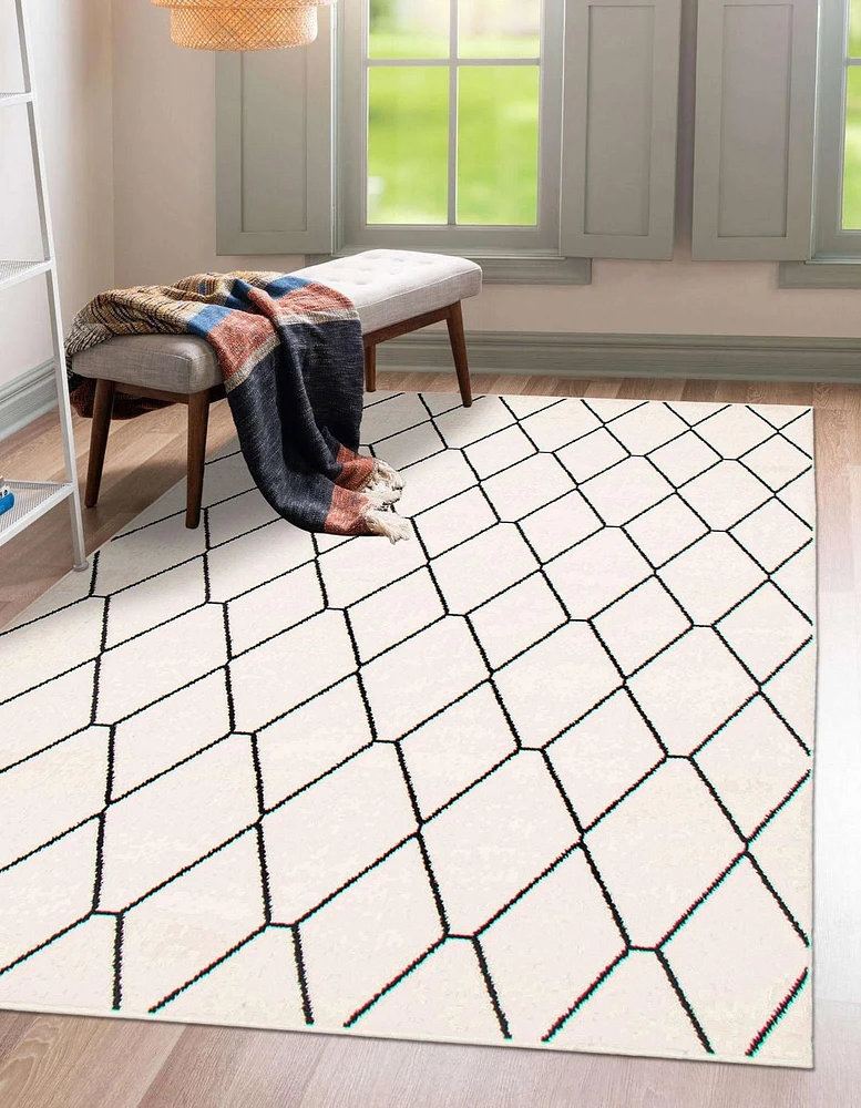 ECARPET Contemporary Area Rug for Living Room, Bedroom, Dinning Hall