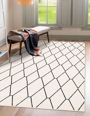 ECARPET Contemporary Area Rug for Living Room, Bedroom, Dinning Hall