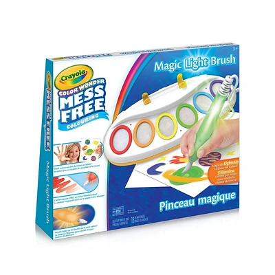 Crayola Color Wonder Mess-Free Magic Light Brush, Mess-Free Magic Ink Set