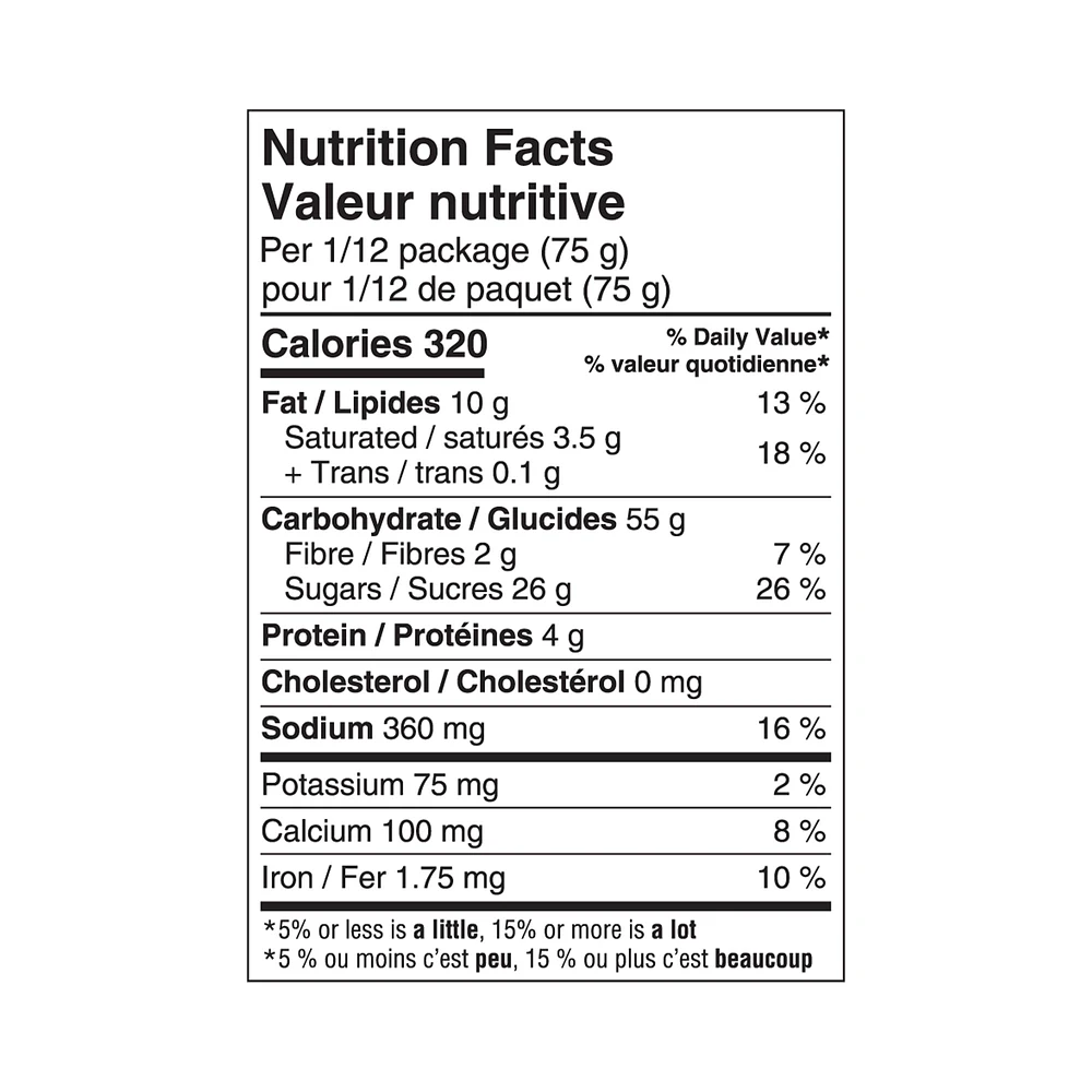 Mélange à muffins à l'avoine Great Value 900 g