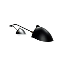 LAMPE À TROIS BRAS EN BLANC