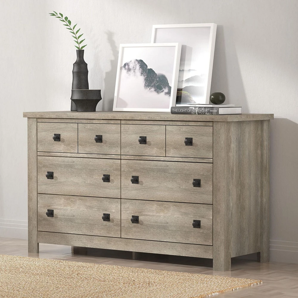 Commode à 6 tiroirs en bois Living Essentials par Hillsdale Addison