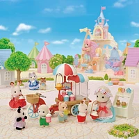 Calico Critters Popcorn Trike, ensemble de jeu pour maison de poupée avec figurine et accessoires