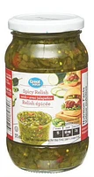 Great Value Spicy Relish with Jalapeños, 375 mL