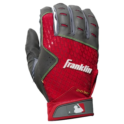 MLB Adult 2nd Skinz Batting Glove Pair - Small