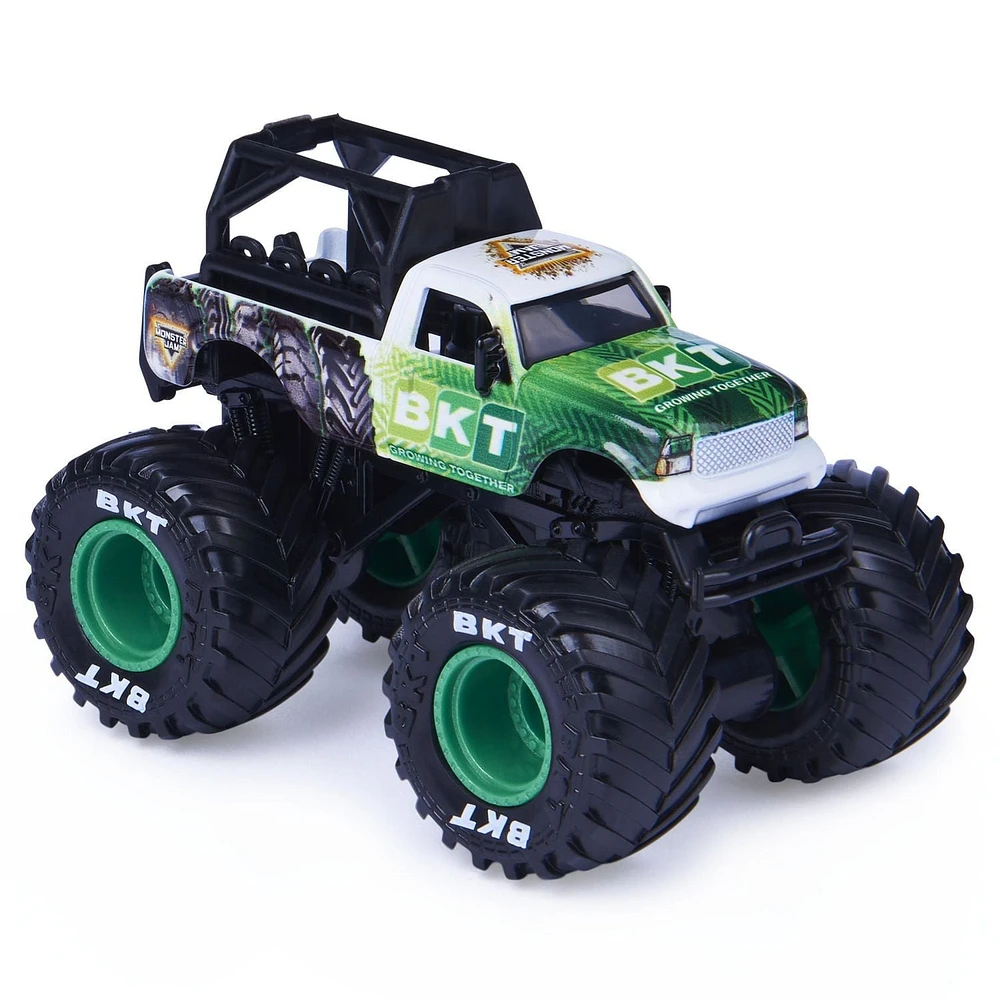 Monster Jam, Monster truck BKT Truck officiel, véhicule en métal moulé, série Ride Trucks, échelle 1:64