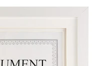 kieragrace KG Morgan Double Mat Frame – 10.5-Inch by 13-Inch, White