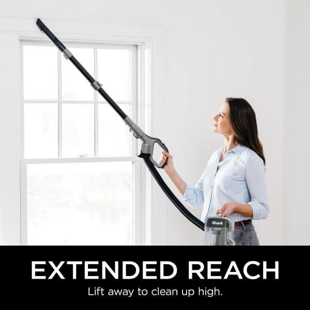 Aspirateur vertical Rotator Lift-Away ADV DuoClean PowerFins de Shark avec brosse rotative autonettoyante, LA500C, Gris
