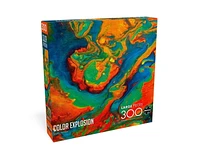 Buffalo Games - Le puzzle Color Explosion - Swirl Patina - en 300 pièces