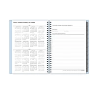 Blue Sky Contempo Medium Weekly/Monthly Planner Notes for 2021-2022