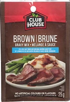 Club House, Dry Sauce/Seasoning/Marinade Mix, Brown Gravy, Less Salt, 25g