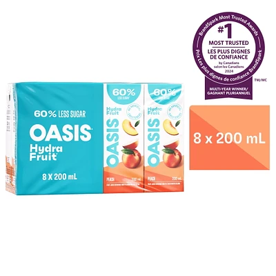 Peach Juice Boxes, 8 x 200 ML