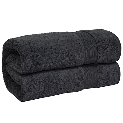 Fabstyles Drap de bain surdimensionné de qualité supérieure, extra épais et absorbant, drap de bain avec boucle de suspension, grande serviette de bain Jumbo pour douche et salle de bain