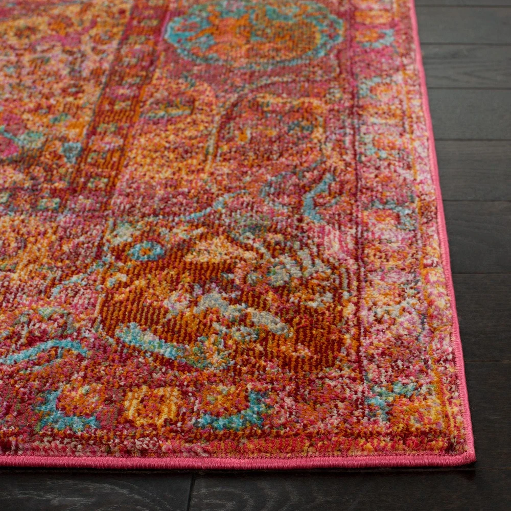 SAFAVIEH Luxor Metha Floral Bordered Area Rug