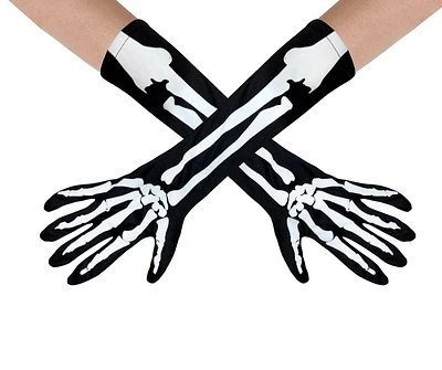 WAY TO CELEBRATE HALLOWEEN WOMEN SKELETON GLOVES