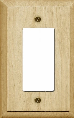 Atron Electro Industries Traditional Unfinished Wood Rocker Wall Plate