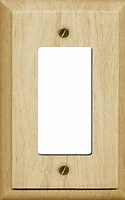 Atron Electro Industries Traditional Unfinished Wood Rocker Wall Plate