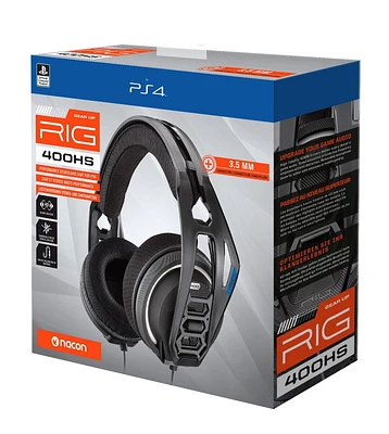 RIG 400HS CASQUE GAMING STÉRÉO POUR PS4|PS5