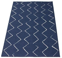 ECARPET Indoor/Outdoor for Balcony, Patio and Garden Raya Blue Rug