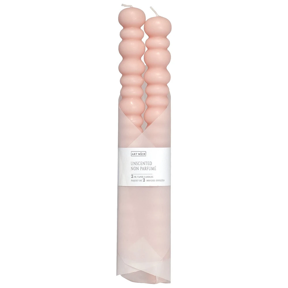 Art Wick 8.8oz Fashion Tapers bundle- Pink