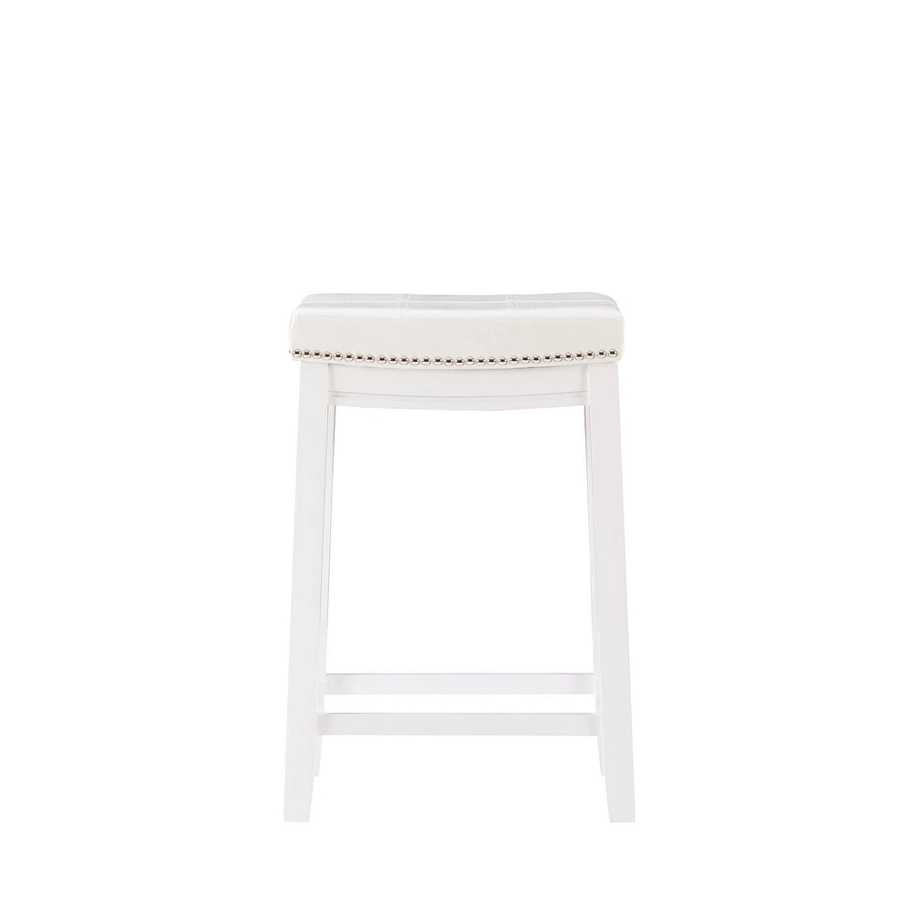 Warren White Counter Stool