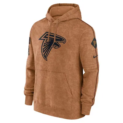 Atlanta Falcons 2023 Salute To Service Brown Nike Club Pullover Hoodie