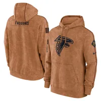 Atlanta Falcons 2023 Salute To Service Brown Nike Club Pullover Hoodie